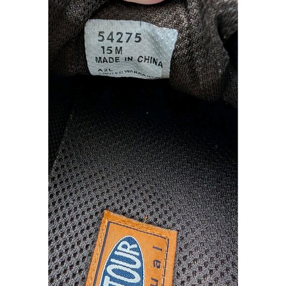 FootJoy Mens Golf Brown Leather Lace up Sneakers Sz 15 Contour Casual Spikes - Picture 6 of 7